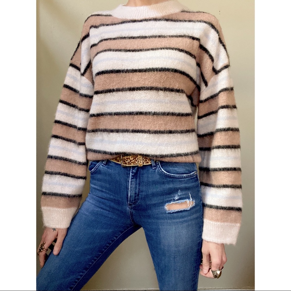 NWOT acne stripped knit